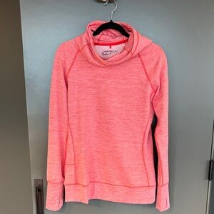 Nike Women's Pink Cowl Neck Sweatshirt
